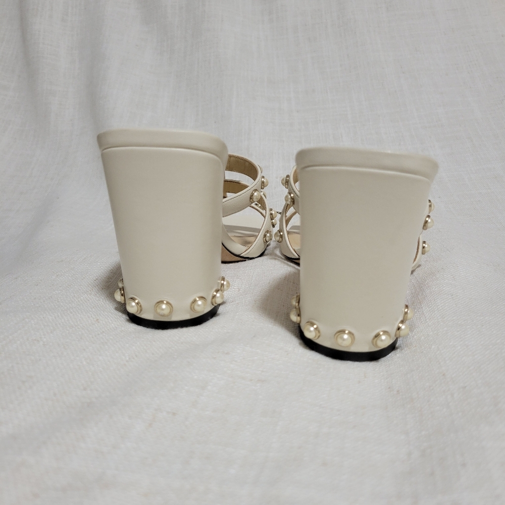 Jimmy Choo 85 Hazel Embellished Mules - Picture 8 of 8